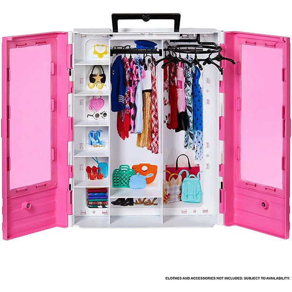 portable dream wardrobe with accessories