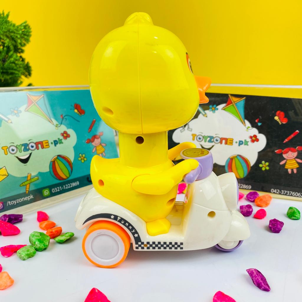 pressing duck motorcycle