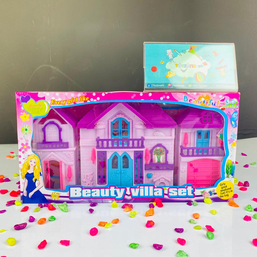 Purple Color Beauty Villa Set
