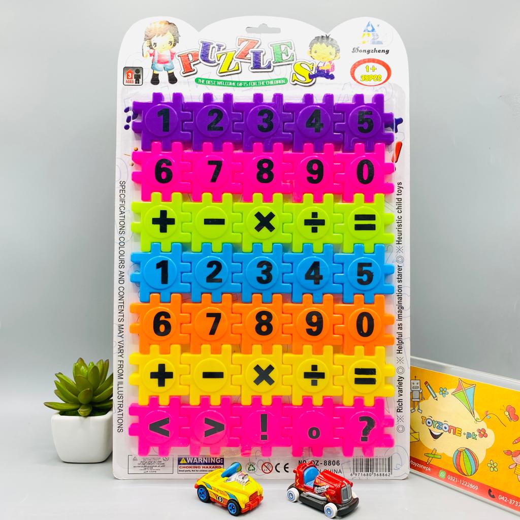 Puzzle Numbering Learning Game