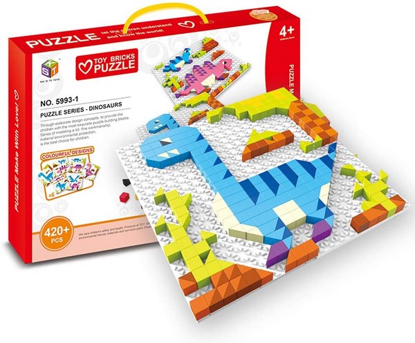Building Blocks 6 in 1 Dinosaurs Models Bricks