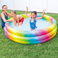 Thumbnail for rainbow ombre inflatable pool 66 x 15