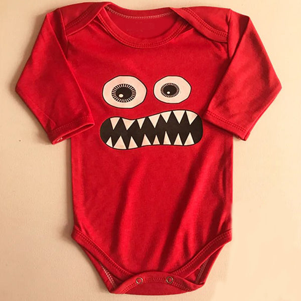 red monster romper