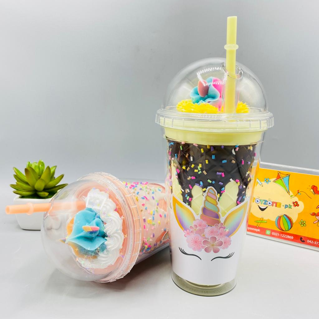 unicorn reusable sipper with straw