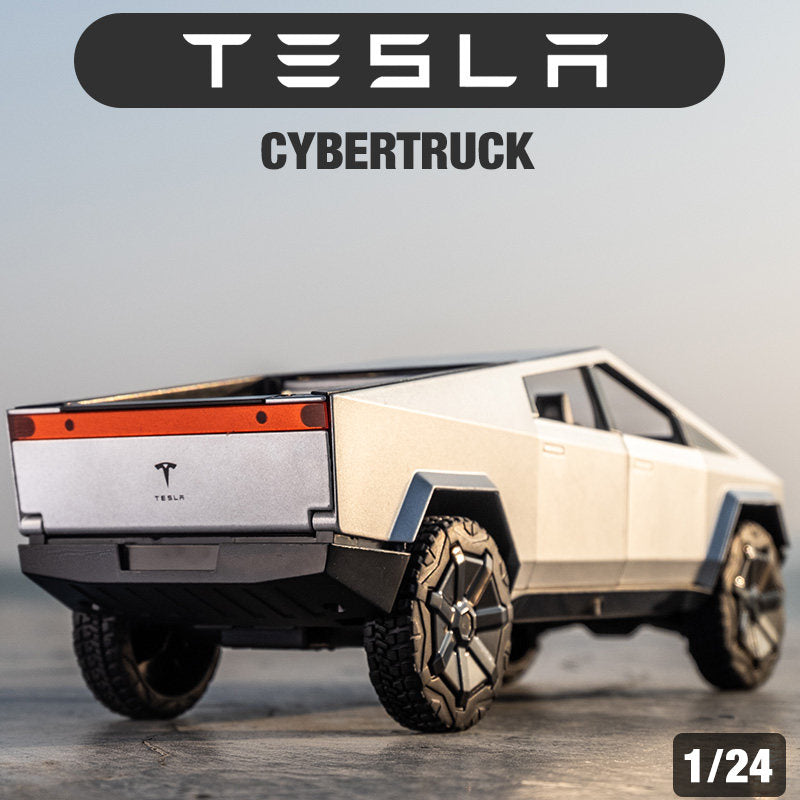 1:24 Scale Tesla Cybertruck Pickup Diecast Model Car