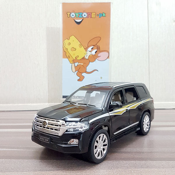 metal body land cruiser suv with lights and sound