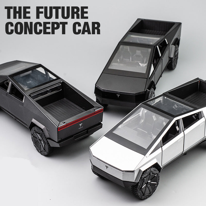 1:24 Scale Tesla Cybertruck Pickup Diecast Model Car