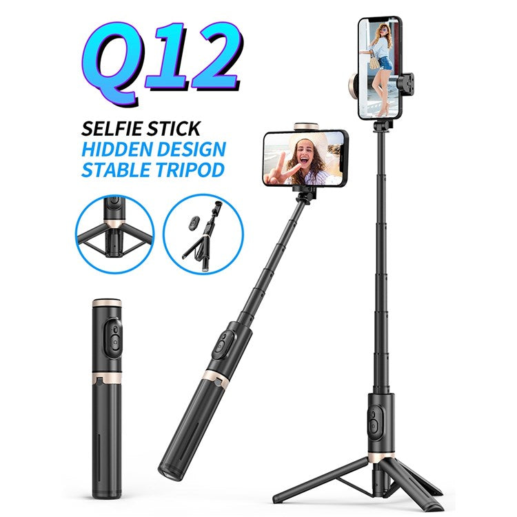 selfie stick aluminum alloy tripod with remote
