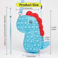 Thumbnail for dinosaur bubble popper cross body bag