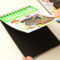 Thumbnail for small size rainbow scratch paper note