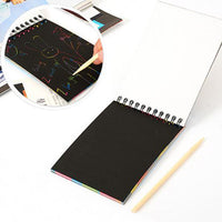 Thumbnail for small size rainbow scratch paper note
