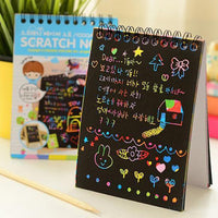Thumbnail for small size rainbow scratch paper note