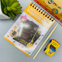 Thumbnail for small size rainbow scratch paper note