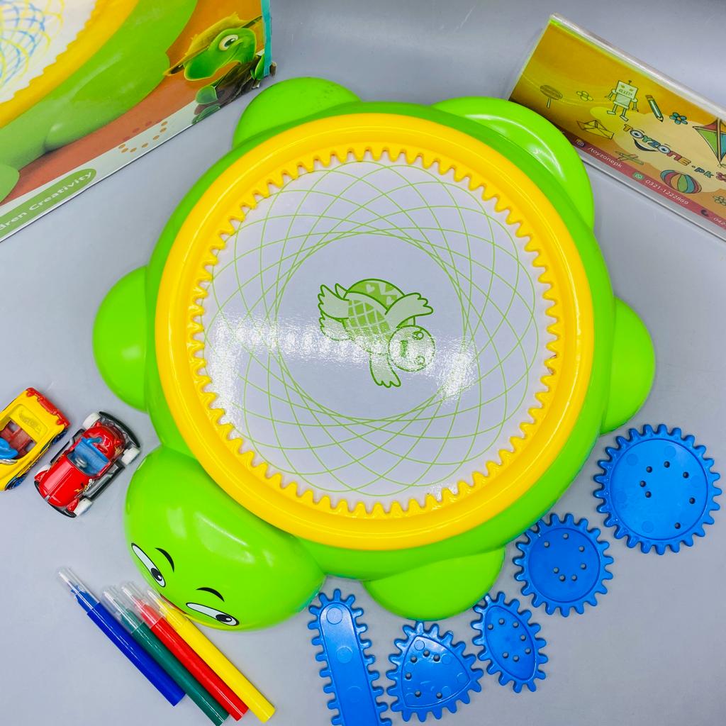 tortoise spirograph drawing toy