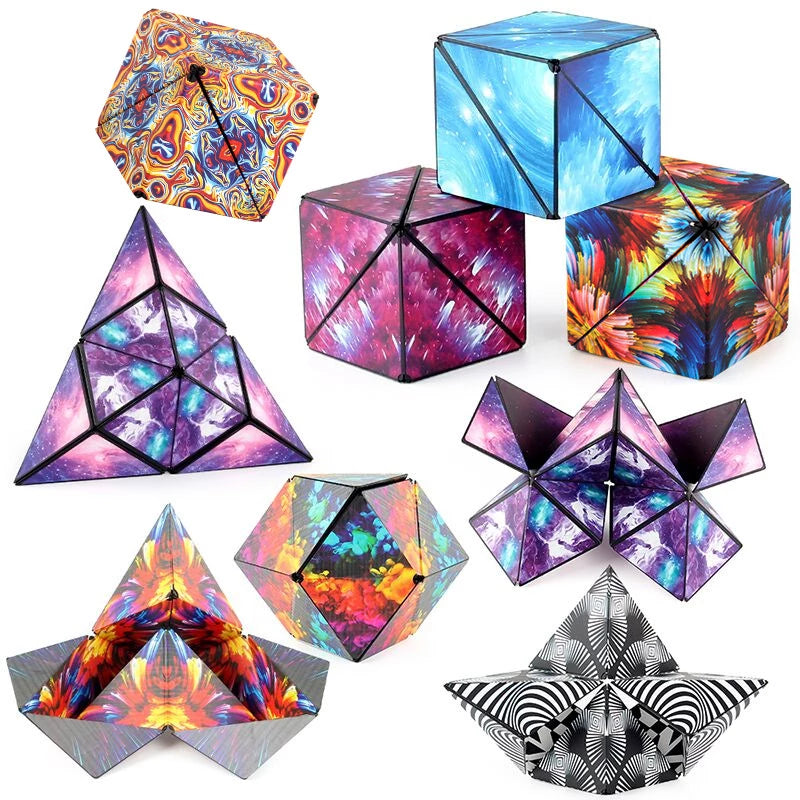 3D Geometric Brain Teaser Magic Cube