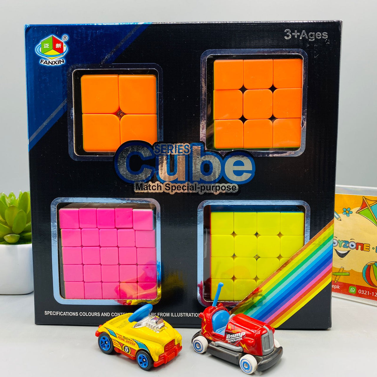 vivid color magic cube puzzle series