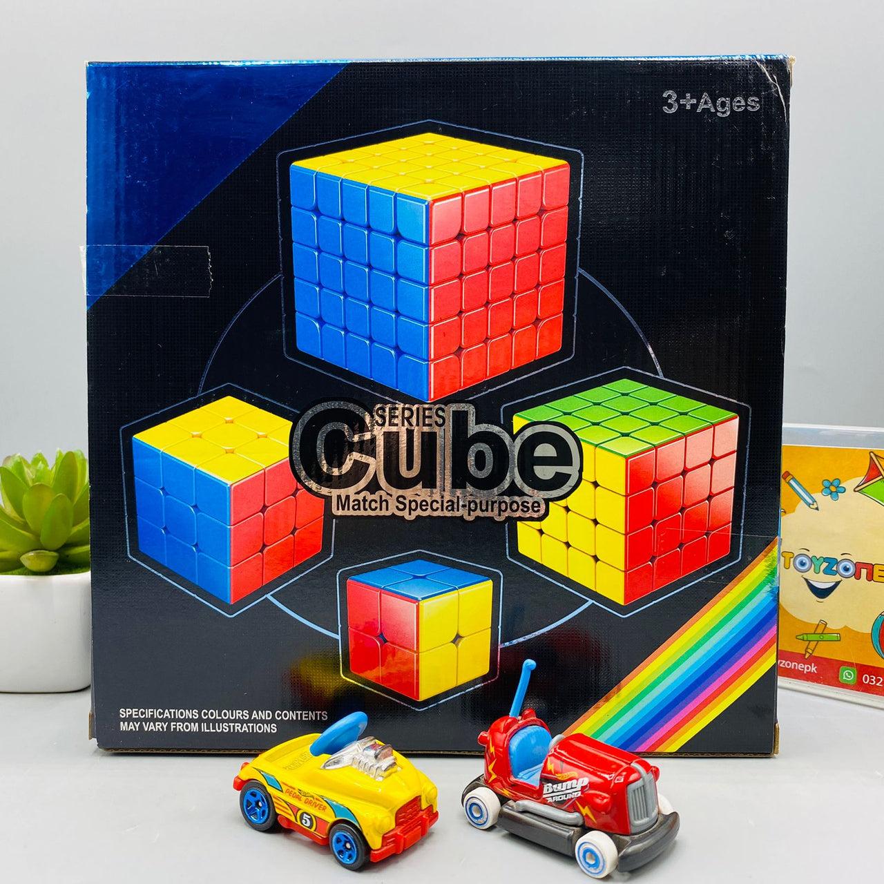 vivid color magic cube puzzle series
