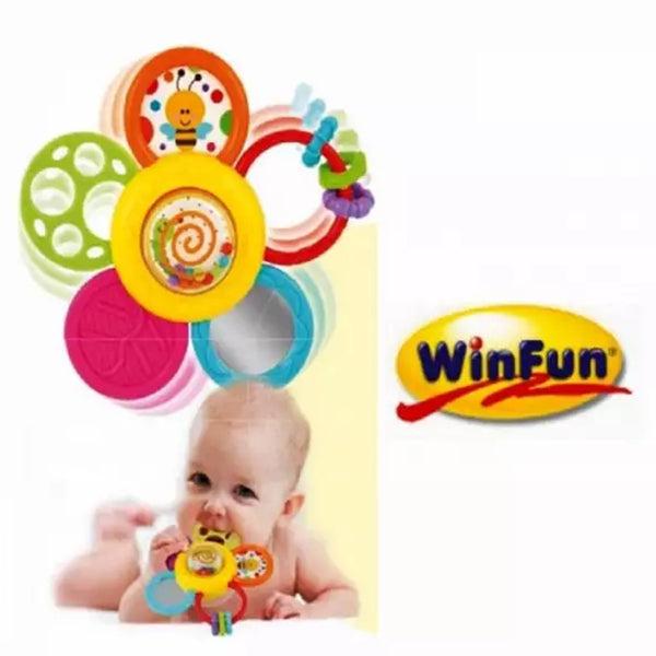 wf daisy spin rattlen teether