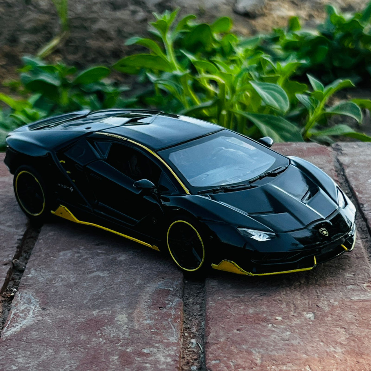 metal body lamborghini centenario with light sound