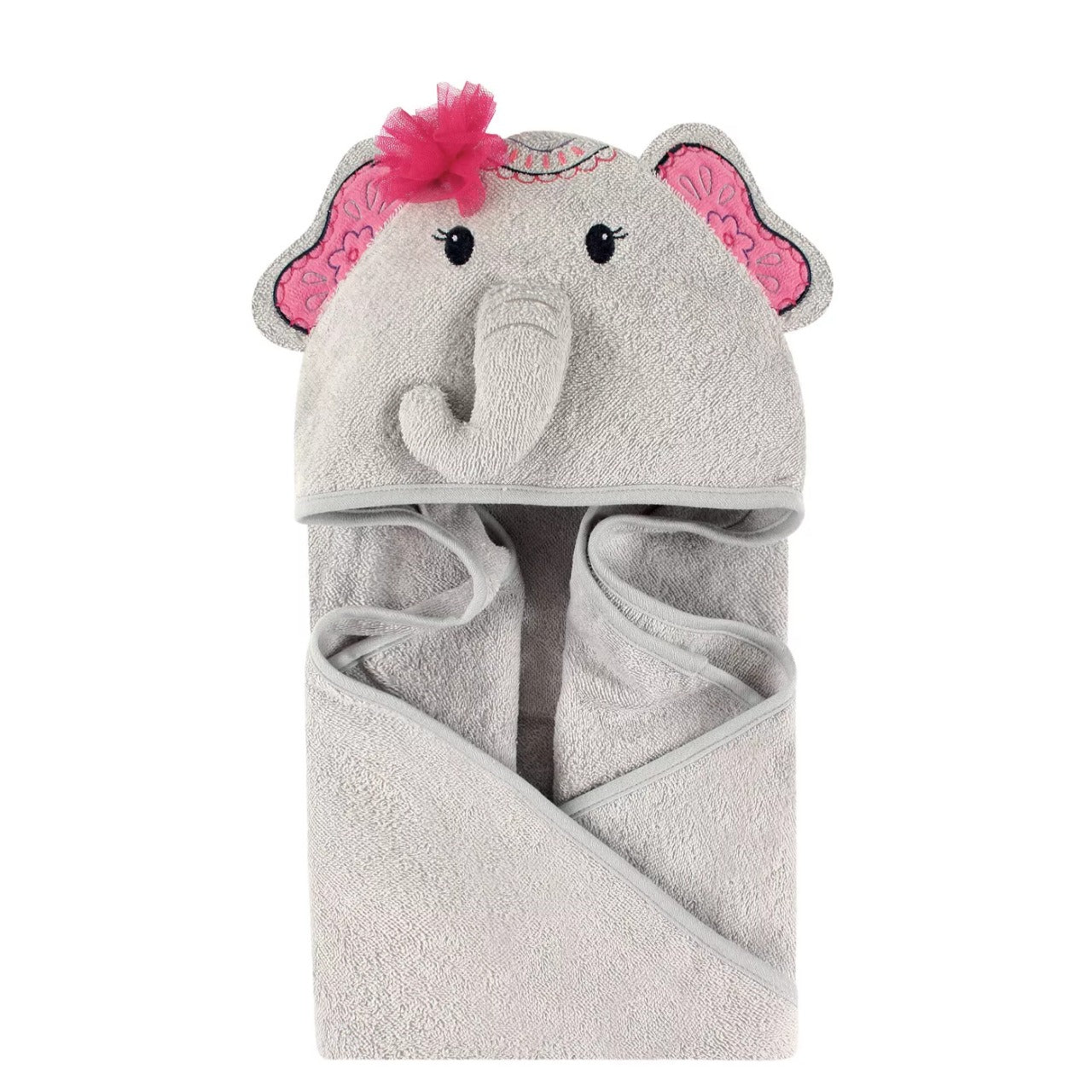 bunny themed hooded bath towel