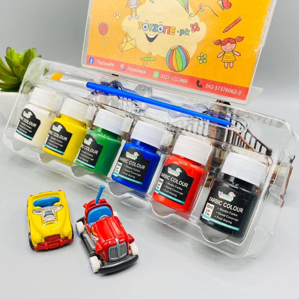 6 tubes gouache colours painting set