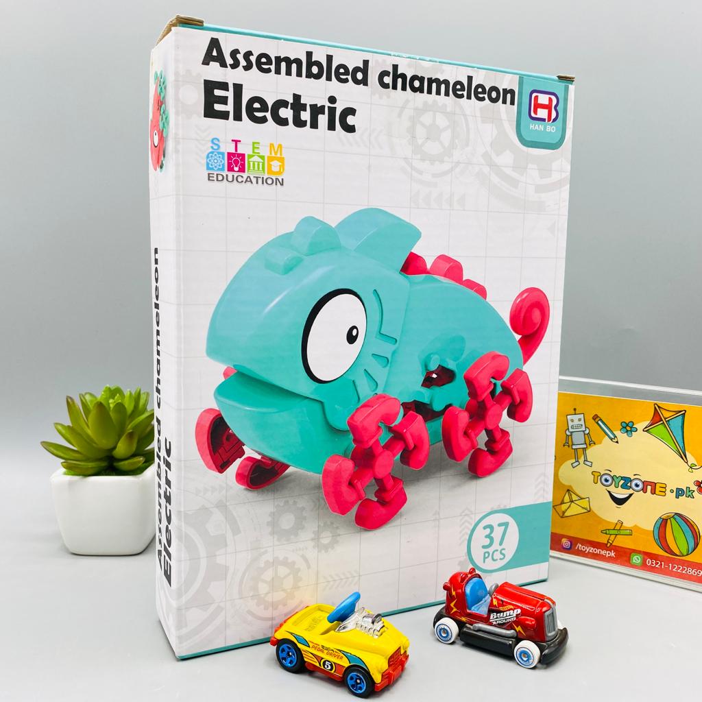 electric chameleon robot science model toy