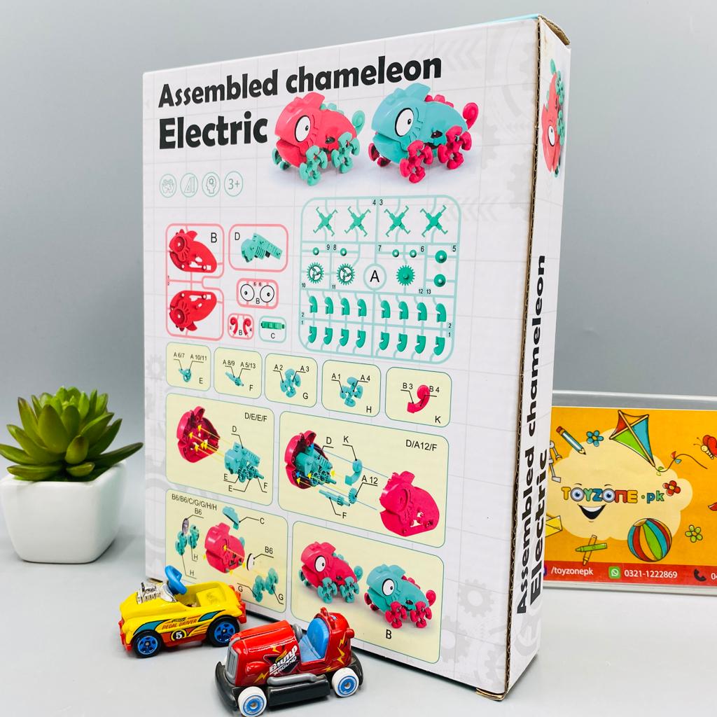 electric chameleon robot science model toy