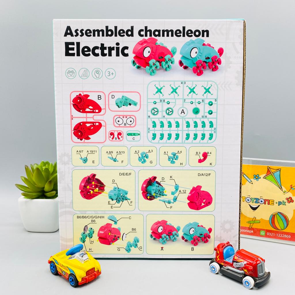 electric chameleon robot science model toy