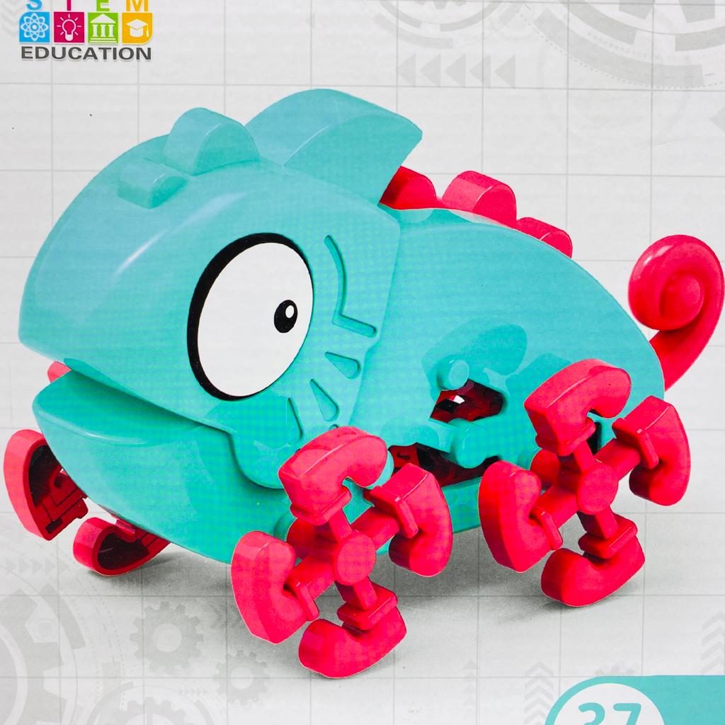 electric chameleon robot science model toy