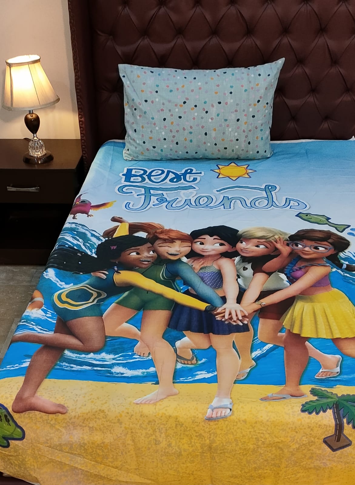 Best Friends Kids Bed sheet