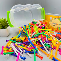 Thumbnail for Colorful Building Sticks Heart Box