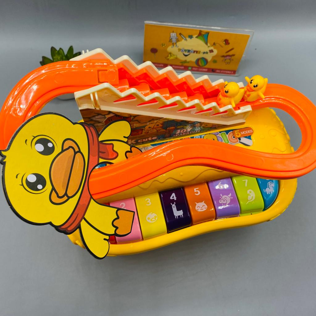 Multi-function Track Duck Piano Set