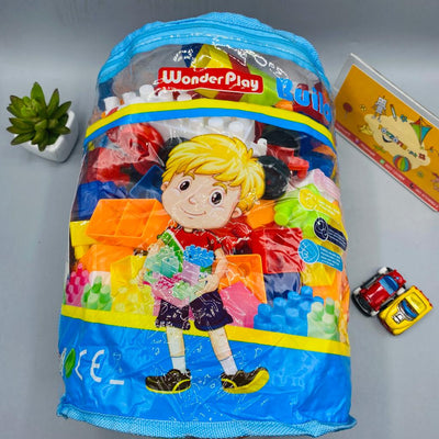 Kids Building Blocks Set Bag -Large