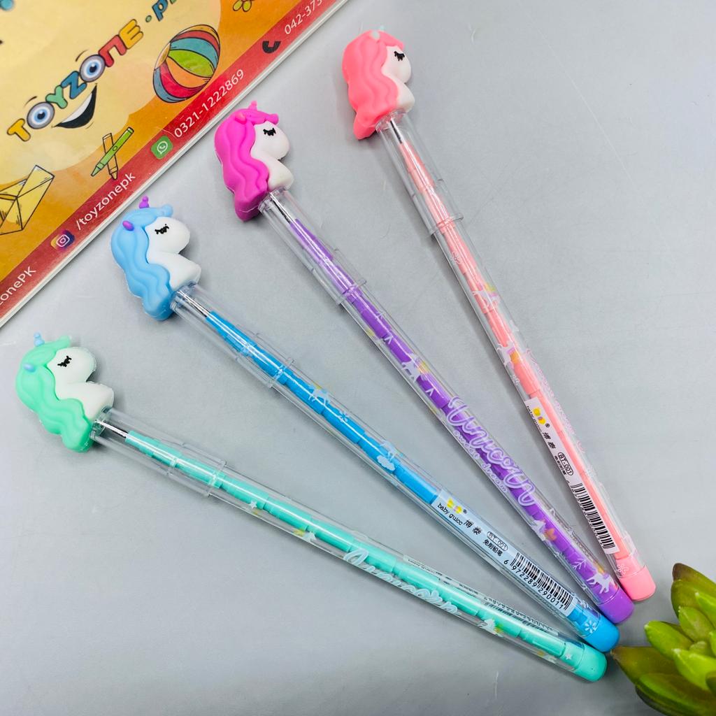 Bullet Plastic Drawing Animals Earsers Pencil 3 Pcs Pack