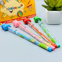 Thumbnail for Bullet Plastic Drawing Animals Earsers Pencil 3 Pcs Pack