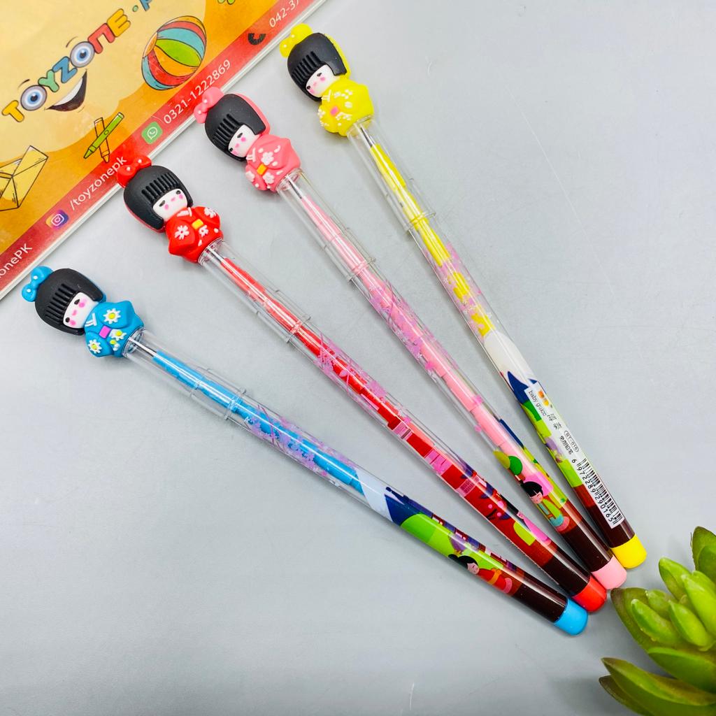 Bullet Plastic Drawing Animals Earsers Pencil 3 Pcs Pack