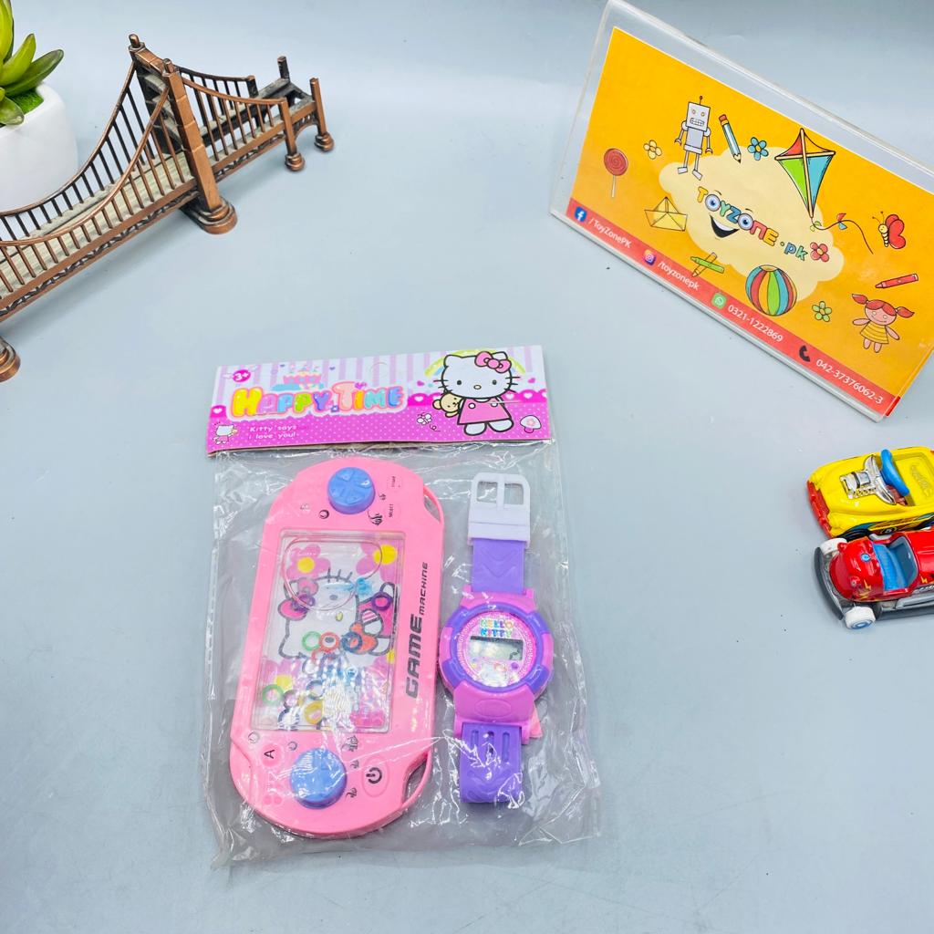 Happy Time Game Machine And Hello Kitty Watch