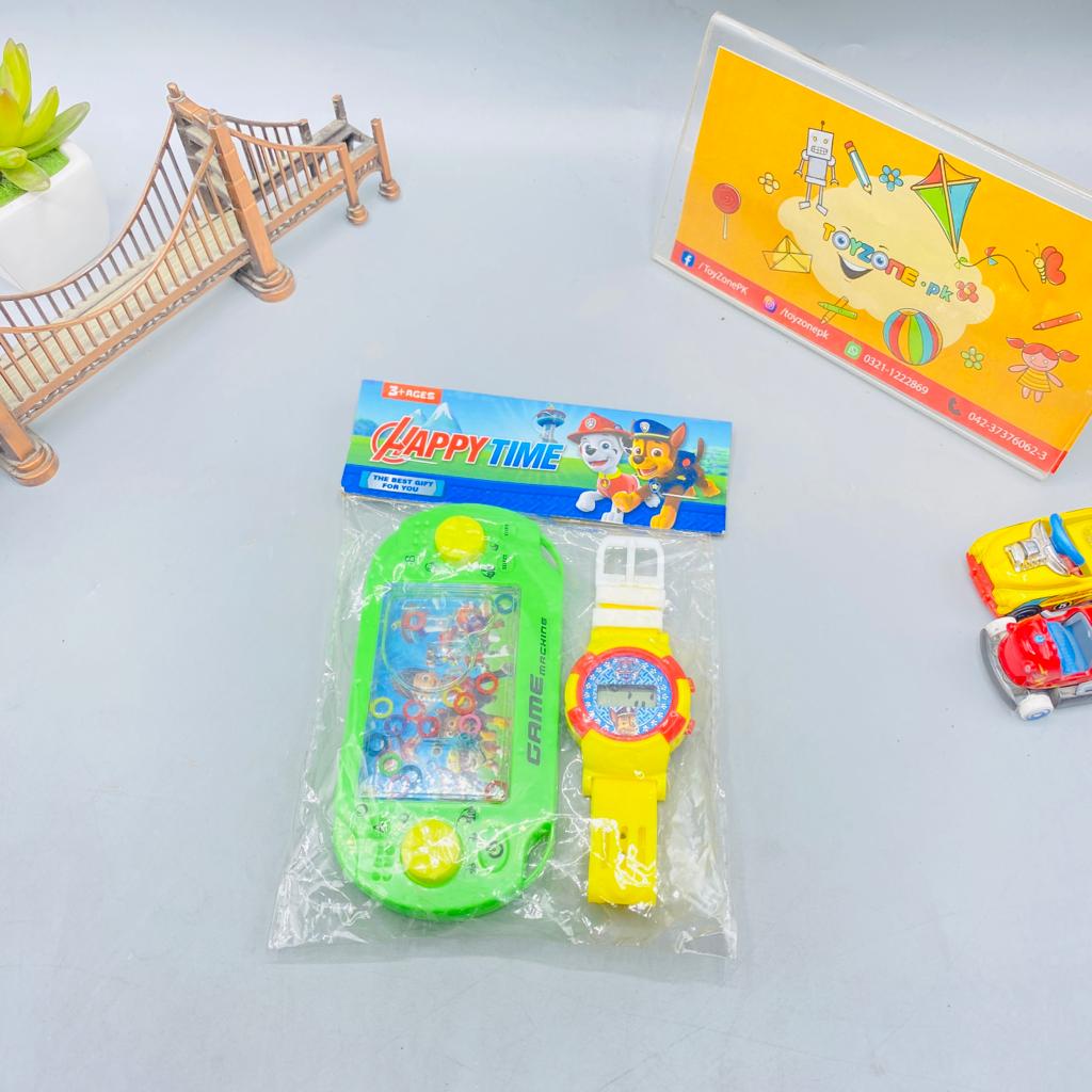 Happy Time Game Machine And Hello Kitty Watch