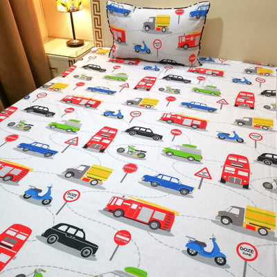 Trafic kids Bedsheet