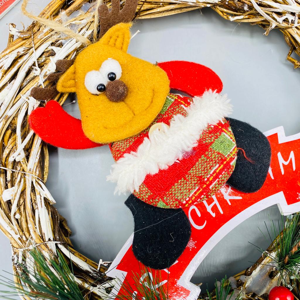 Christmas Decoration -Snowman Cane Ring