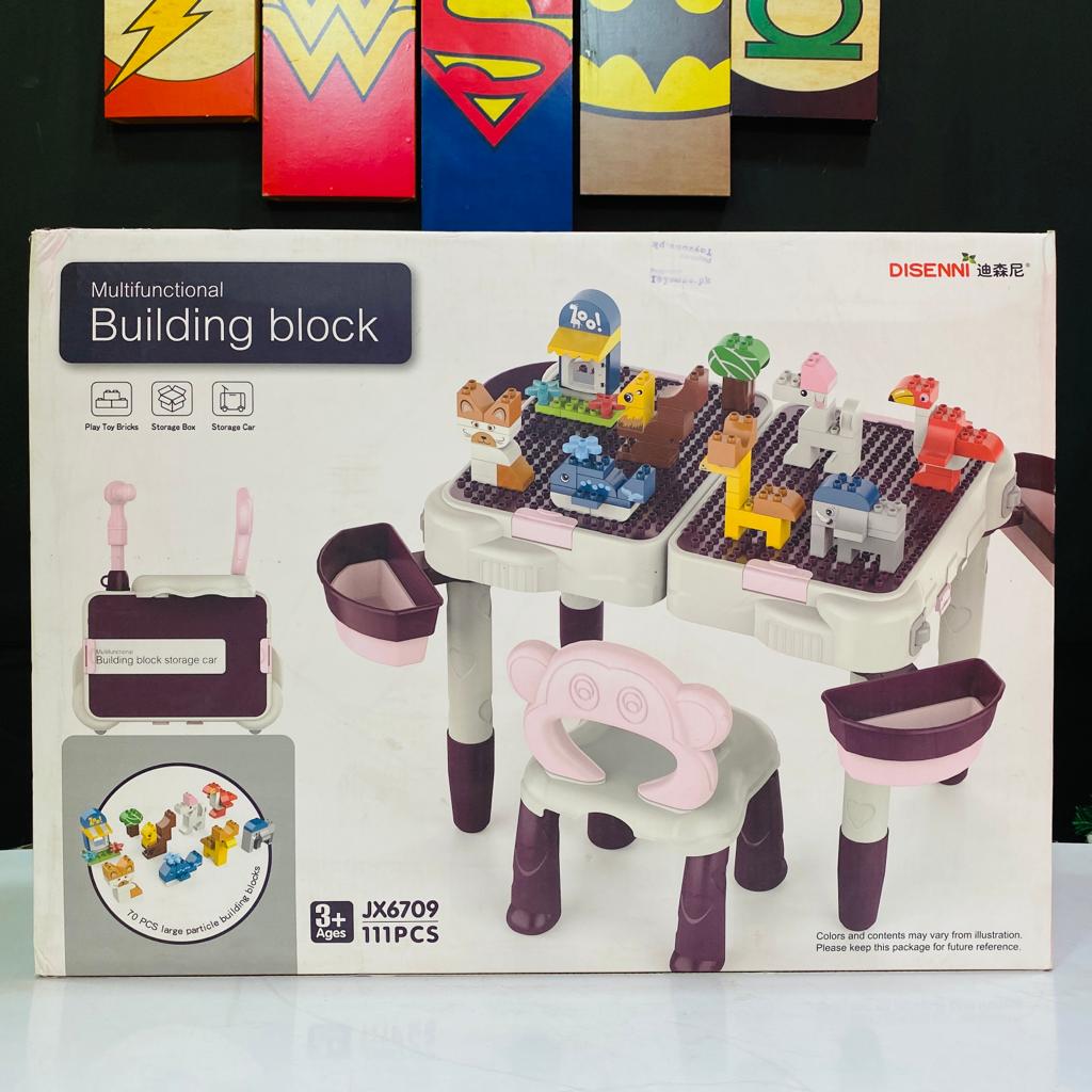 Multifunctional Children's Building Block Desk