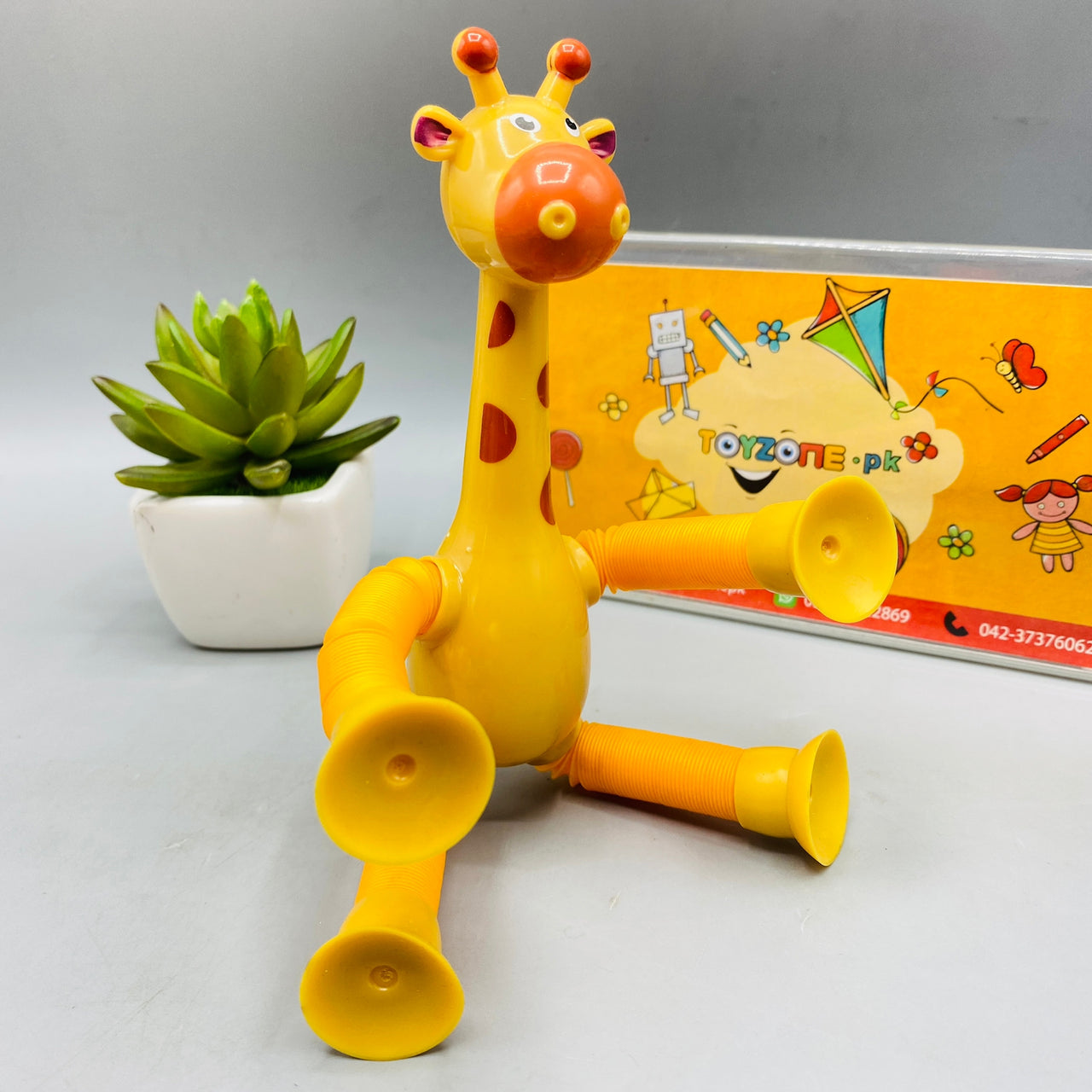 2Pcs Cute Giraffe Stretch Tube Stress Relief Sensory Toy