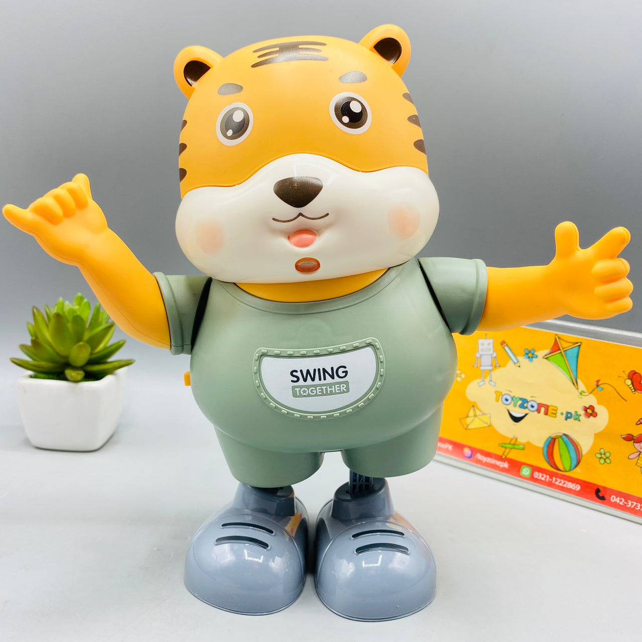 Dancing Tiger Music Lighting Projection Toy