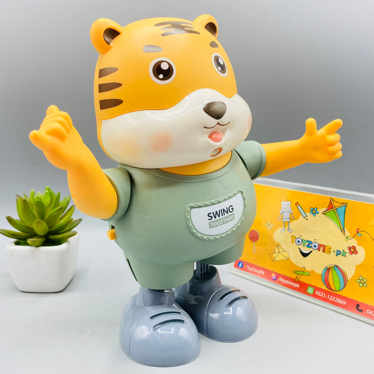 Dancing Tiger Music Lighting Projection Toy