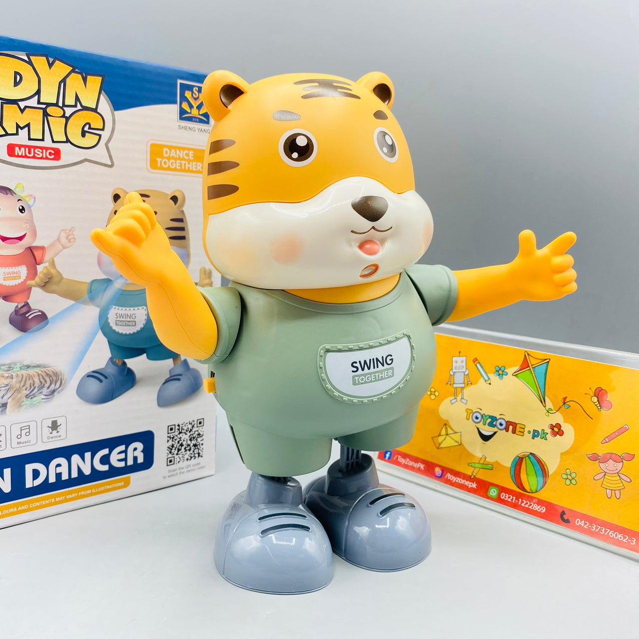 Dancing Tiger Music Lighting Projection Toy