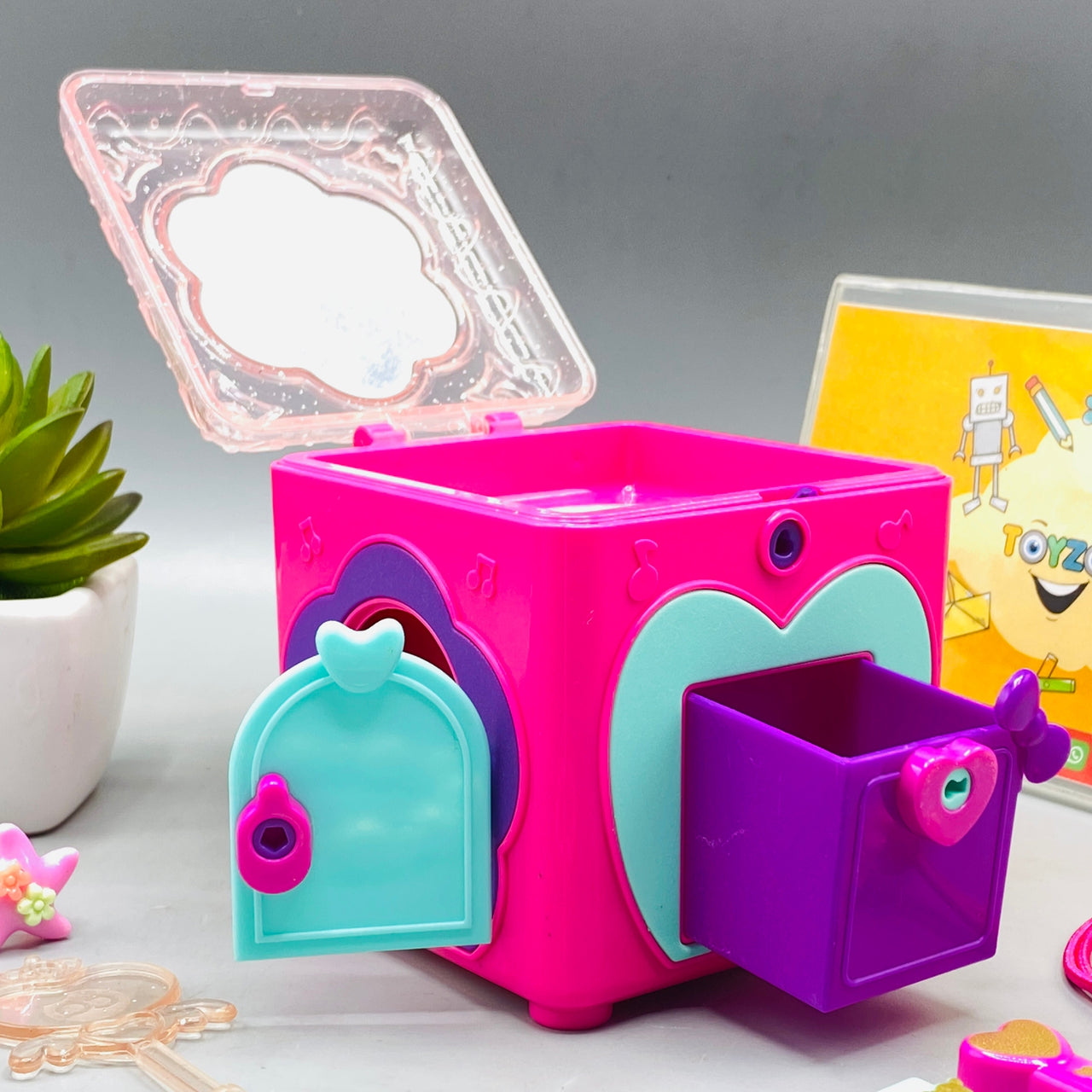 Colorful Treasure Chest Beauty Box