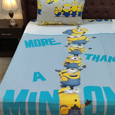 Minion Bedsheet For Kids