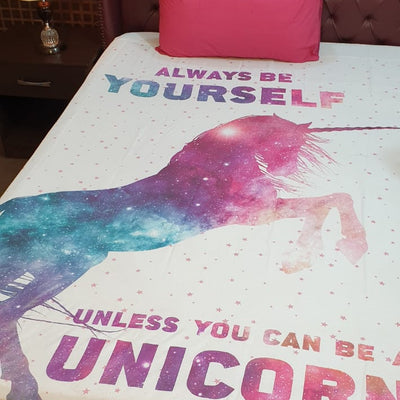Unicorn Bedsheet For Kids
