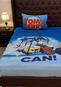 Thumbnail for Tom & Jerry Bedsheet For Kids