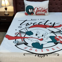 Tweety Cotton Bedsheet For Kids